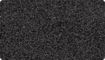 L'échantillon en couleur Anthracite de WARCO pour les surfaces monochromes en granulat de caoutchouc SBR noir et liant incolore.