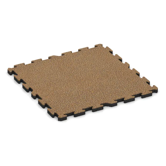 Tapis de Protection Fitness HD de WARCO en couleur Maroc au format 1000 x 1000 x 40 mm. La photo de l’article 3419 dans la vue complète de face.