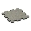 Indoor-Klickfliese von WARCO im Farbdesign Heller Granit mit den Abmessungen 500 x 500 x 30 mm. Produktfoto von Artikel 5863 in der Aufsicht von schräg vorne.