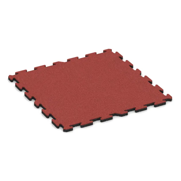 Treppenfliese von WARCO im Farbdesign Rose mit den Abmessungen 1000 x 1000 x 30 mm. Produktfoto von Artikel 6025 in der Aufsicht von schräg vorne.
