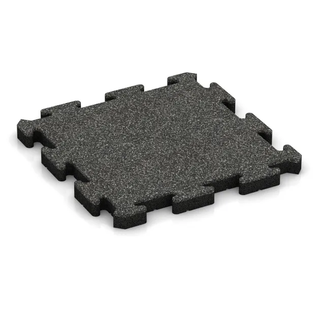 Dalle de terrasse à emboîtement de WARCO en couleur Granit foncé au format 500 x 500 x 50 mm. La photo de l’article 3025 dans la vue complète de face.