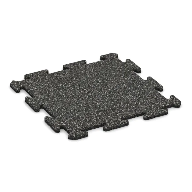 Poolumrandung von WARCO im Farbdesign Dunkelgrauer Granit mit den Abmessungen 500 x 500 x 18 mm. Produktfoto von Artikel 0124 in der Aufsicht von schräg vorne.