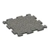 Spielmatte von WARCO im Farbdesign Grauer Granit mit den Abmessungen 500 x 500 x 18 mm. Produktfoto von Artikel 0055 in der Aufsicht von schräg vorne.