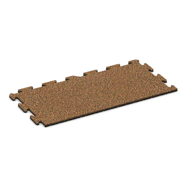 Randplatte von WARCO im Farbdesign Terra Cotta mit den Abmessungen 1000 x 485 x 18 mm. Produktfoto von Artikel 4746 in der Aufsicht von schräg vorne.