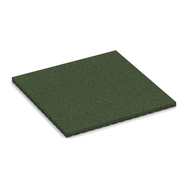 Stallmatte HD von WARCO im Farbdesign Grasgrün mit den Abmessungen 100 x 100 x 4 cm. Produktfoto von Artikel 3642 in der Aufsicht von schräg vorne.