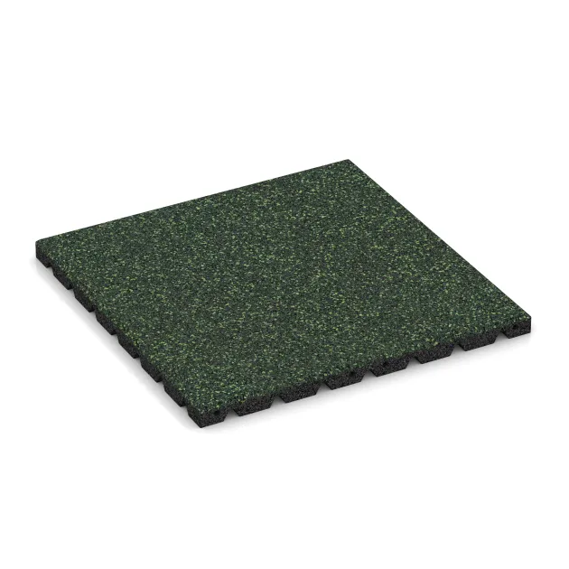Dalle amortissante 3 cm - EN 1177 ≤ 100 cm de WARCO en couleur Pelouse anglaise au format 500 x 500 x 30 mm. La photo de l’article 5493 dans la vue complète de face.