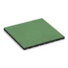 Fallschutzplatte von WARCO im Farbdesign Blassgrün mit den Abmessungen 500 x 500 x 30 mm. Produktfoto von Artikel 0547 in der Aufsicht von schräg vorne.