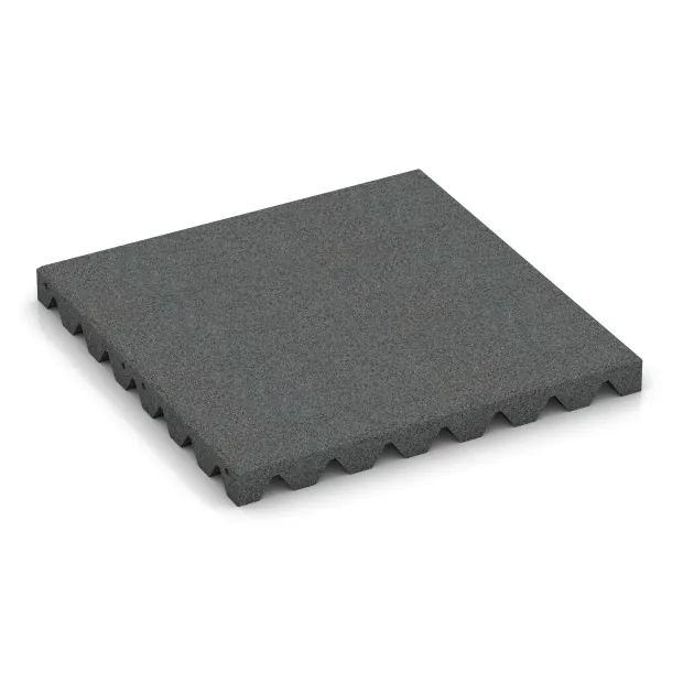 Wandschutzplatte von WARCO im Farbdesign Schiefergrau mit den Abmessungen 500 x 500 x 45 mm. Produktfoto von Artikel 0657 in der Aufsicht von schräg vorne.
