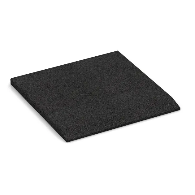 Dalle latérale (un côté biseauté) de WARCO en couleur Anthracite au format 500 x 500 x 30 mm. La photo de l’article 0425 dans la vue complète de face.