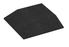 Eck-Platte (zwei Seiten abgeschrägt)