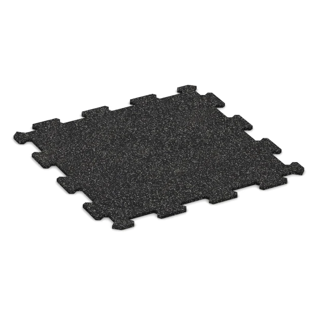 Sol de Fitness Compact de WARCO en couleur Gris doux moucheté au format 485 x 485 x 8 mm | 0,235 m². La photo de l’article 0920 dans la vue complète de face.