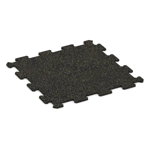 Treppenfliese von WARCO im Farbdesign Leicht Gelb Gesprenkelt mit den Abmessungen 485 x 485 x 8 mm | 0,235 m². Produktfoto von Artikel 0910 in der Aufsicht von schräg vorne.