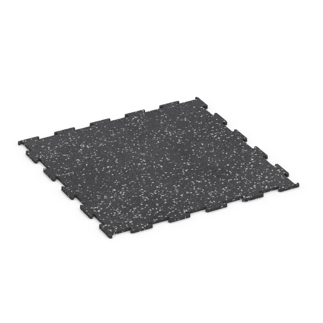 Sol de salle de sport Compact de WARCO en couleur Gris légèrement moucheté au format 50 x 50 x 0,8 cm | 0,25 m². La photo de l’article 6458 dans la vue complète de face.