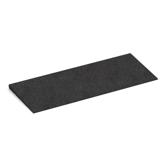 Rampe de seuil 75 cm de WARCO en couleur Anthracite au format 75 x 30 cm | 8 < 25 mm. La photo de l’article 2308 dans la vue complète de face.
