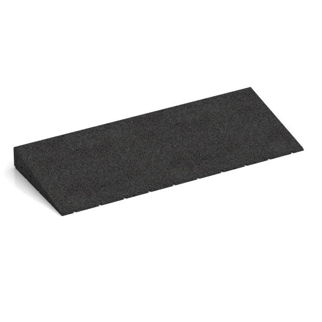 Rampe de seuil 75 cm de WARCO en couleur Anthracite au format 75 x 30 cm | 8 < 65 mm. La photo de l’article 2548 dans la vue complète de face.