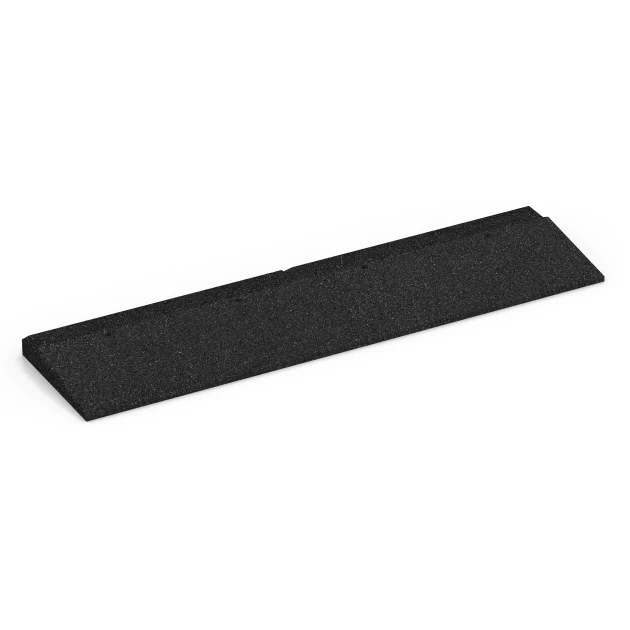 Rampe de seuil de WARCO en couleur Anthracite au format 100 × 25 cm | 1 < 4,5 cm. La photo de l’article 6597 dans la vue complète de face.