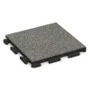 Gehwegplatte Classic von WARCO im Farbdesign Grauer Granit mit den Abmessungen 500 x 500 x 40 mm. Produktfoto von Artikel 1298 in der Aufsicht von schräg vorne.