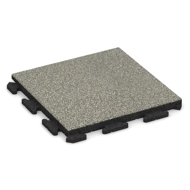 Dalles pour allées Classic de WARCO en couleur Granit clair au format 500 x 500 x 40 mm. La photo de l’article 1299 dans la vue complète de face.