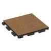 Poolfliese Classic von WARCO im Farbdesign Terra Cotta mit den Abmessungen 500 x 500 x 30 mm. Produktfoto von Artikel 1210 in der Aufsicht von schräg vorne.
