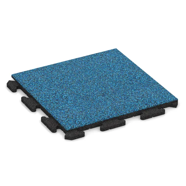 Poolfliese Classic von WARCO im Farbdesign Atlantik mit den Abmessungen 500 x 500 x 30 mm. Produktfoto von Artikel 1216 in der Aufsicht von schräg vorne.