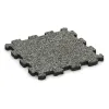 Treppenfliese von WARCO im Farbdesign Grauer Granit mit den Abmessungen 306 x 306 x 20 mm. Produktfoto von Artikel 5423 in der Aufsicht von schräg vorne.