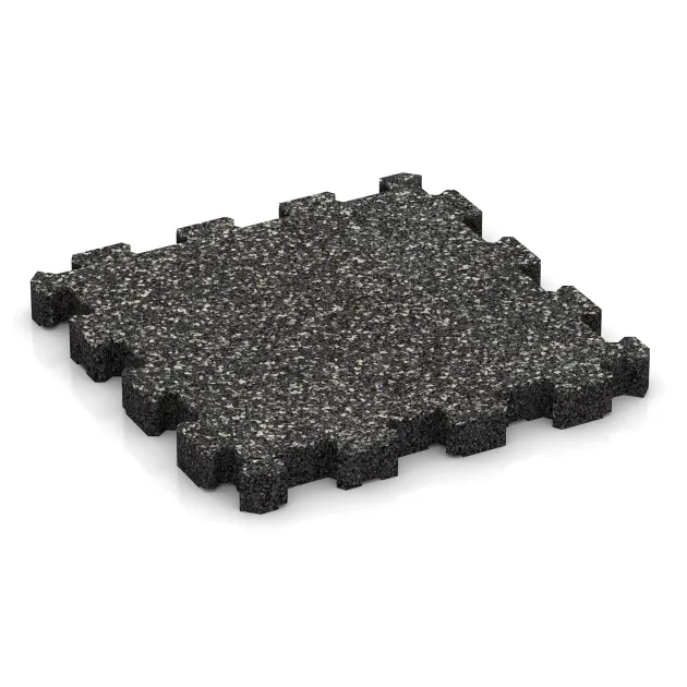 Dalle plage de piscine sans joints de WARCO en couleur Granit foncé au format 306 x 306 x 30 mm. La photo de l’article 6104 dans la vue complète de face.