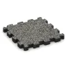 Poolfliese Fugenlos von WARCO im Farbdesign Grauer Granit mit den Abmessungen 306 x 306 x 30 mm. Produktfoto von Artikel 6105 in der Aufsicht von schräg vorne.