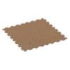 Fitnessboden Kompakt von WARCO im Farbdesign Terra Cotta mit den Abmessungen 970 x 970 x 8 mm | 0,94 m. Produktfoto von Artikel 1023 in der Aufsicht von schräg vorne.