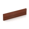 Gummi-Tiefbord von WARCO im Farbdesign Ziegelrot mit den Abmessungen 100 x 5 x 25 cm. Produktfoto von Artikel 3785 in der Aufsicht von schräg vorne.