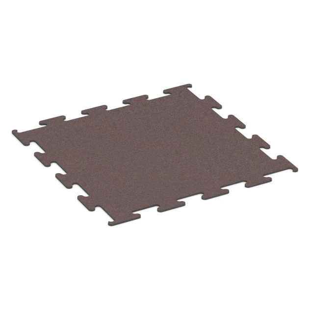 Fitness Performance Elite Trainingsboden von WARCO im Farbdesign Mineralrot mit den Abmessungen 100 x 100 x 1 cm | 1,00 m². Produktfoto von Artikel 6145 in der Aufsicht von schräg vorne.