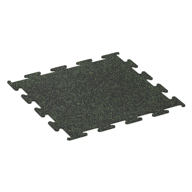 Fitness Performance Elite Revêtement Sportif de WARCO en couleur Vert doux moucheté au format 100 x 100 x 1 cm | 1,00 m². La photo de l’article 3755 dans la vue complète de face.