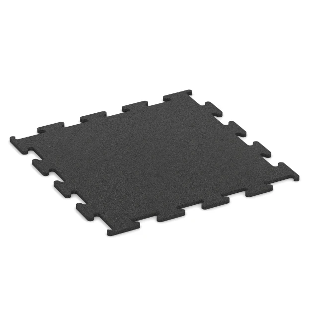 Fitness Performance Elite Trainingsboden von WARCO im Farbdesign Anthrazit mit den Abmessungen 50 x 50 x 1 cm | 0,25 m². Produktfoto von Artikel 3749 in der Aufsicht von schräg vorne.