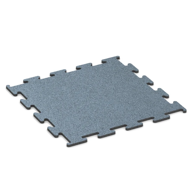Fitness Performance Elite revêtement sportif de WARCO en couleur Argent vieilli au format 50 x 50 x 1 cm | 0,25 m². La photo de l’article 6164 dans la vue complète de face.