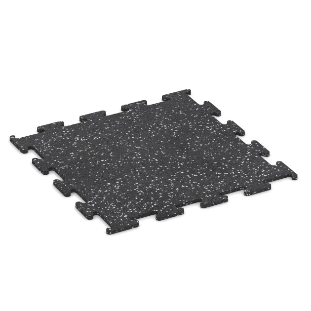 Revêtement sportif Fitness Performance Elite de WARCO en couleur Gris doux moucheté au format . La photo de l’article 3779 dans la vue complète de face.