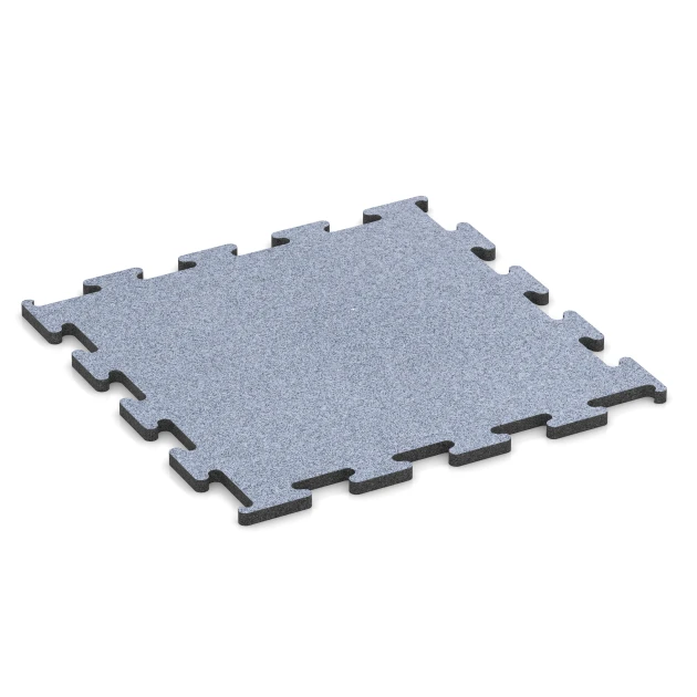 Fitness Performance Elite Revêtement Sportif de WARCO en couleur Gris brume au format 50 x 50 x 1,5 cm | 0,25 m². La photo de l’article 6154 dans la vue complète de face.