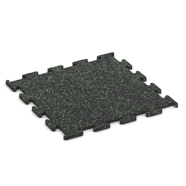 Revêtement sportif Fitness Performance Elite de WARCO en couleur Vert doux moucheté au format . La photo de l’article 3771 dans la vue complète de face.