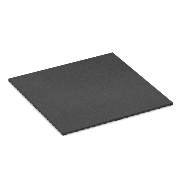 Fitness Performance Impact Trainingsboden von WARCO im Farbdesign Anthrazit mit den Abmessungen 100 × 100 × 2 cm. Produktfoto von Artikel 3783 in der Aufsicht von schräg vorne.
