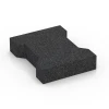 Pavé autobloquant de WARCO en couleur Anthracite au format 20 x 16,5 x 4,5 cm | 0,0278 m². La photo de l’article 7068 dans la vue complète de face.