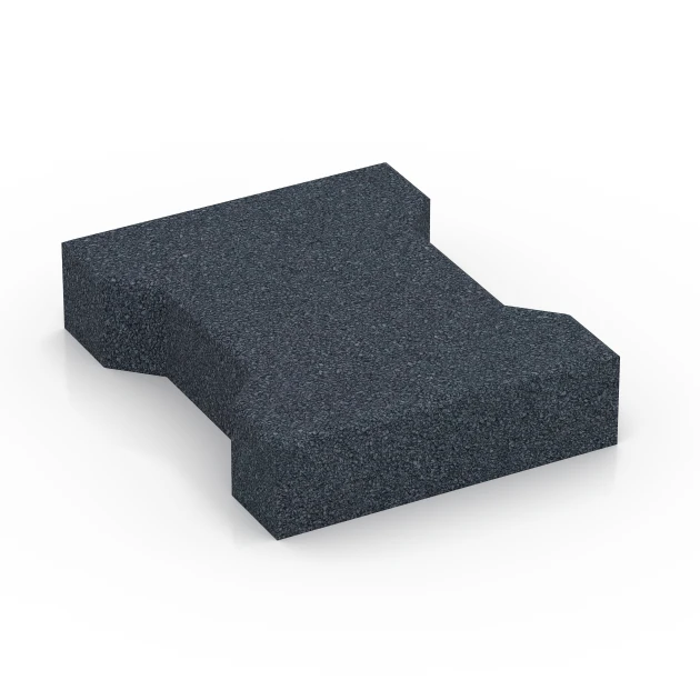 Pavé autobloquant de WARCO en couleur Gris ardoise au format 20 x 16,5 x 4,5 cm | 0,0278 m². La photo de l’article 7071 dans la vue complète de face.