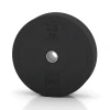 Bumper Plate Slim von WARCO im Farbdesign Anthrazit mit den Abmessungen 25 kg | ø 45,4 x 11,38 cm. Produktfoto von Artikel 6090 in der Aufsicht von schräg vorne.