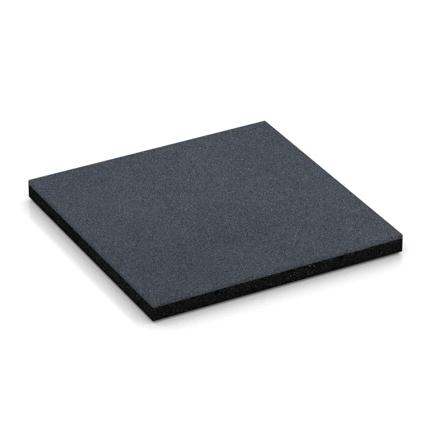 Fallschutzmatte – 140 cm von WARCO im Farbdesign Schiefergrau mit den Abmessungen 50 x 50 x 4 cm | 0,25 m². Produktfoto von Artikel 6257 in der Aufsicht von schräg vorne.