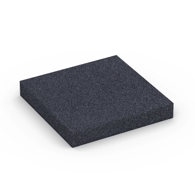 Fitness Performance Elite Trainingsboden von WARCO im Farbdesign Anthrazit mit den Abmessungen 100 × 100 × 1,5 cm. Produktfoto von Artikel 6175 in der Aufsicht von schräg vorne.