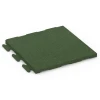 Dalle en caoutchouc Linea de WARCO en couleur Vert herbe au format 50 x 50 x 3 cm | 0,25 m². La photo de l’article 7054 dans la vue complète de face.