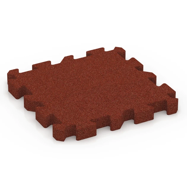 Dalle amortissante – 190 cm de WARCO en couleur Rouge brique au format 50 x 50 x 5 cm | 0,25 m². La photo de l’article 6402 dans la vue complète de face.