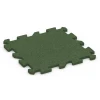 Fitness Bodenschutzmatte von WARCO im Farbdesign Grasgrün mit den Abmessungen 50 x 50 x 2 cm | 0,25 m². Produktfoto von Artikel 6985 in der Aufsicht von schräg vorne.