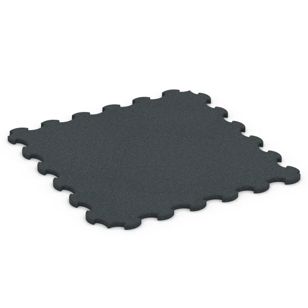 Tapis de protection de sol fitness de WARCO en couleur Anthracite au format 102,5 x 102,5 x 2,5 cm | 1,05 m². La photo de l’article 6323 dans la vue complète de face.