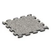 Spielmatte von WARCO im Farbdesign Grauer Granit mit den Abmessungen 46 x 46 x 1,8 cm. Produktfoto von Artikel 6752 in der Aufsicht von schräg vorne.
