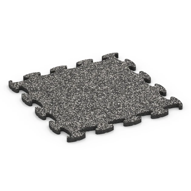 Dalle balcon caoutchouc de WARCO en couleur Granit gris foncé au format 44,6 x 44,6 x 1,8 cm. La photo de l’article 6787 dans la vue complète de face.