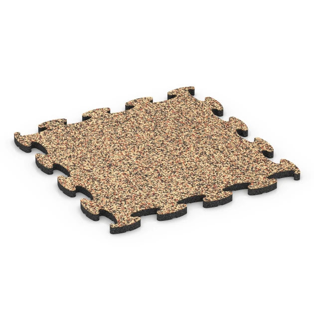 Dalle clipsable sol d'exposition de WARCO en couleur Terracotta au format 46 x 46 x 1,8 cm. La photo de l’article 6916 dans la vue complète de face.