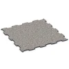 Fitness Active Floor System von WARCO im Farbdesign Grauer Granit mit den Abmessungen 97,1 x 97,1 × 1,8 cm. Produktfoto von Artikel 6833 in der Aufsicht von schräg vorne.